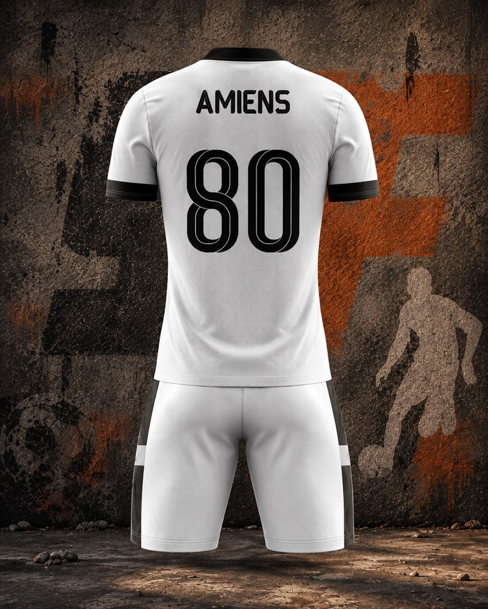 Maillot StreetFoot Amiens, vue de dos