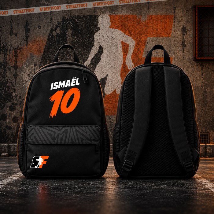Sac StreetFoot personnalisé, floqué au prénom et au numéro