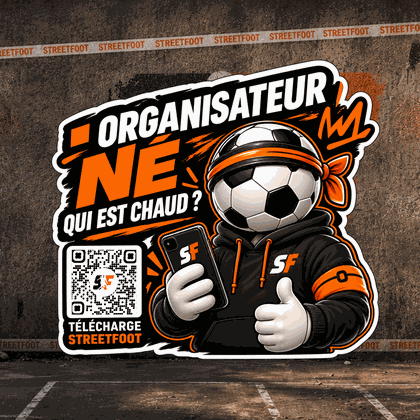 Sticker StreetFoot Organisateur né