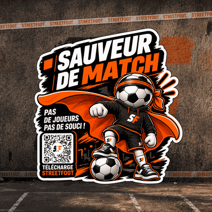 Sticker StreetFoot Sauveur de match