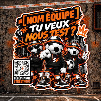 Sticker StreetFoot [Nom équipe], tu veux nous test ?