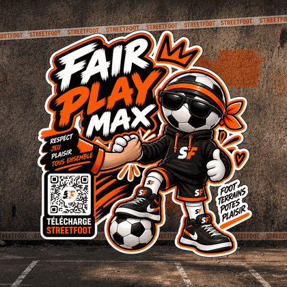 Sticker StreetFoot Fair Play Max !